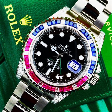 diamond pepsi rolex gmt|rolex gmt pepsi price.